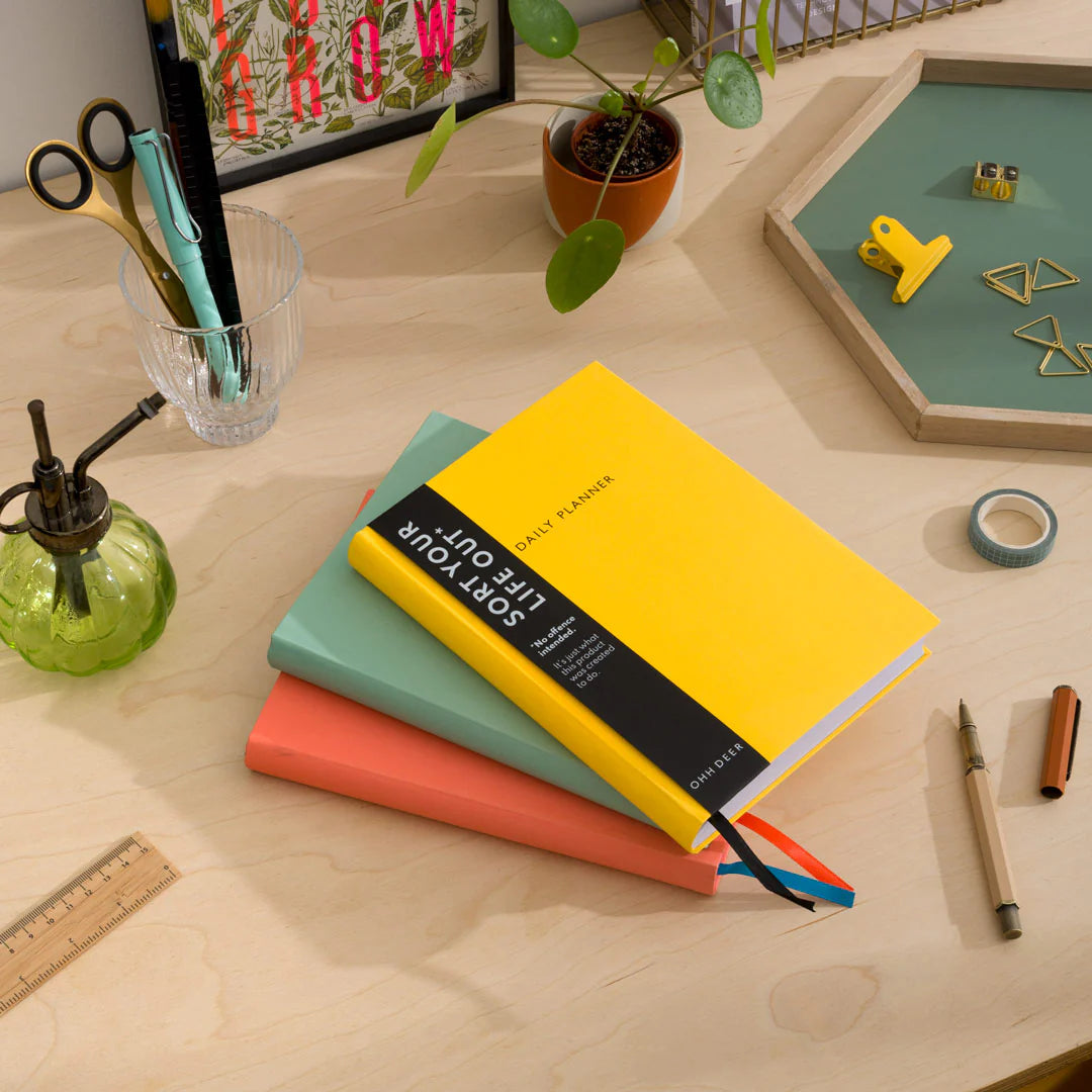 A5 Hardcover Undated Daily Planner with Mystery Design